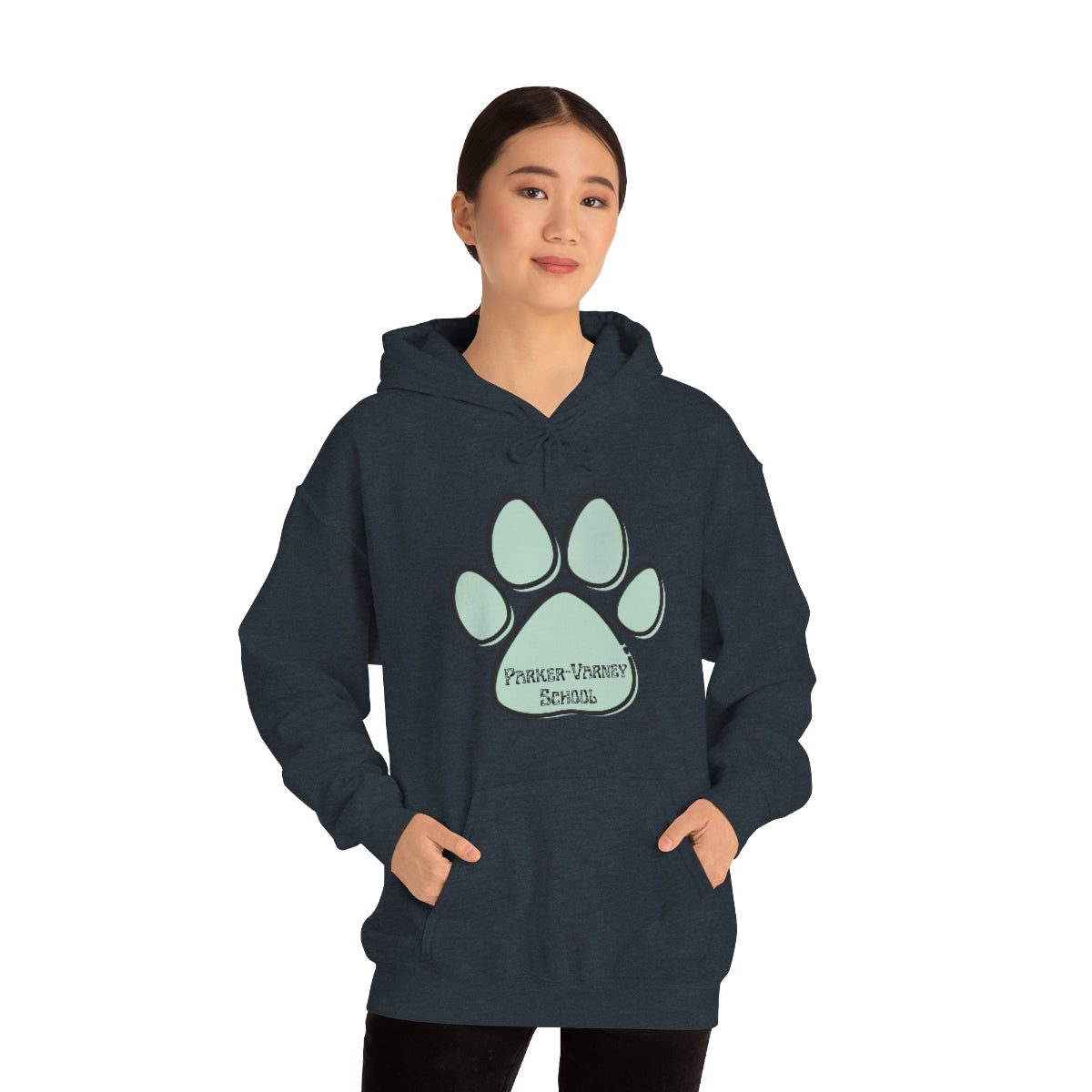 PV Paw Print Hoodie - School Hoodie - Unisex Heavy Blend™ Hooded