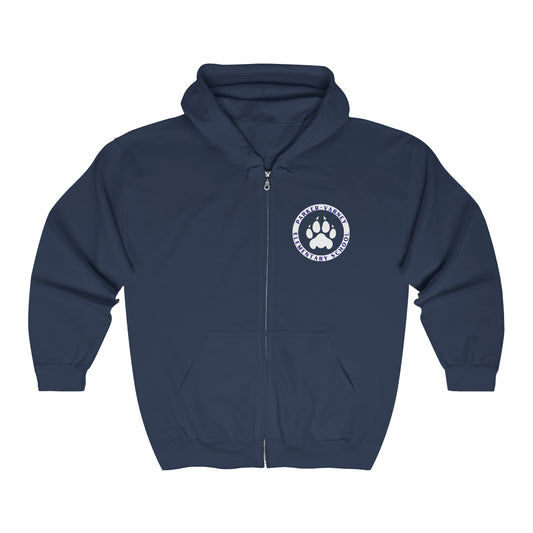 School Hoodie - Parker Varney Panther Sweatshirt - Unisex Heavy BlendFull Zip Hooded Sweatshirt