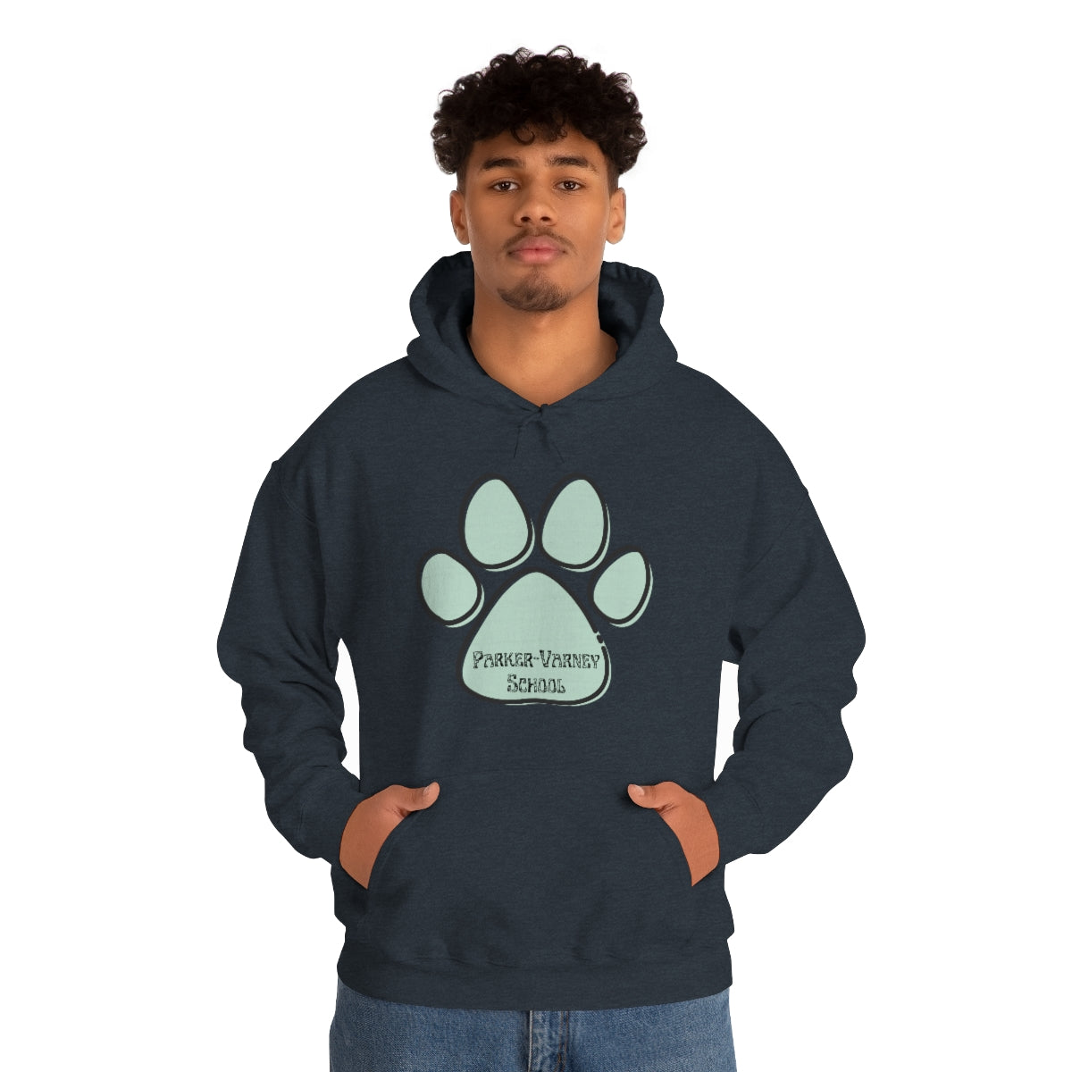 PV Paw Print Hoodie - School Hoodie - Unisex Heavy Blend™ Hooded