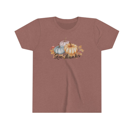Give Thanks Youth Thanksgiving Tee
