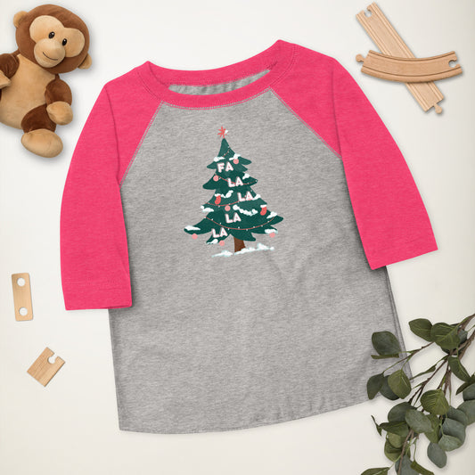 Fa Lalalala Christmas Tree Toddler shirt